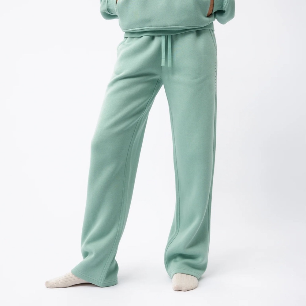 Cozy‎ Earth Women's CityScape Wide Leg Pant Wintergreen Large New With Tags